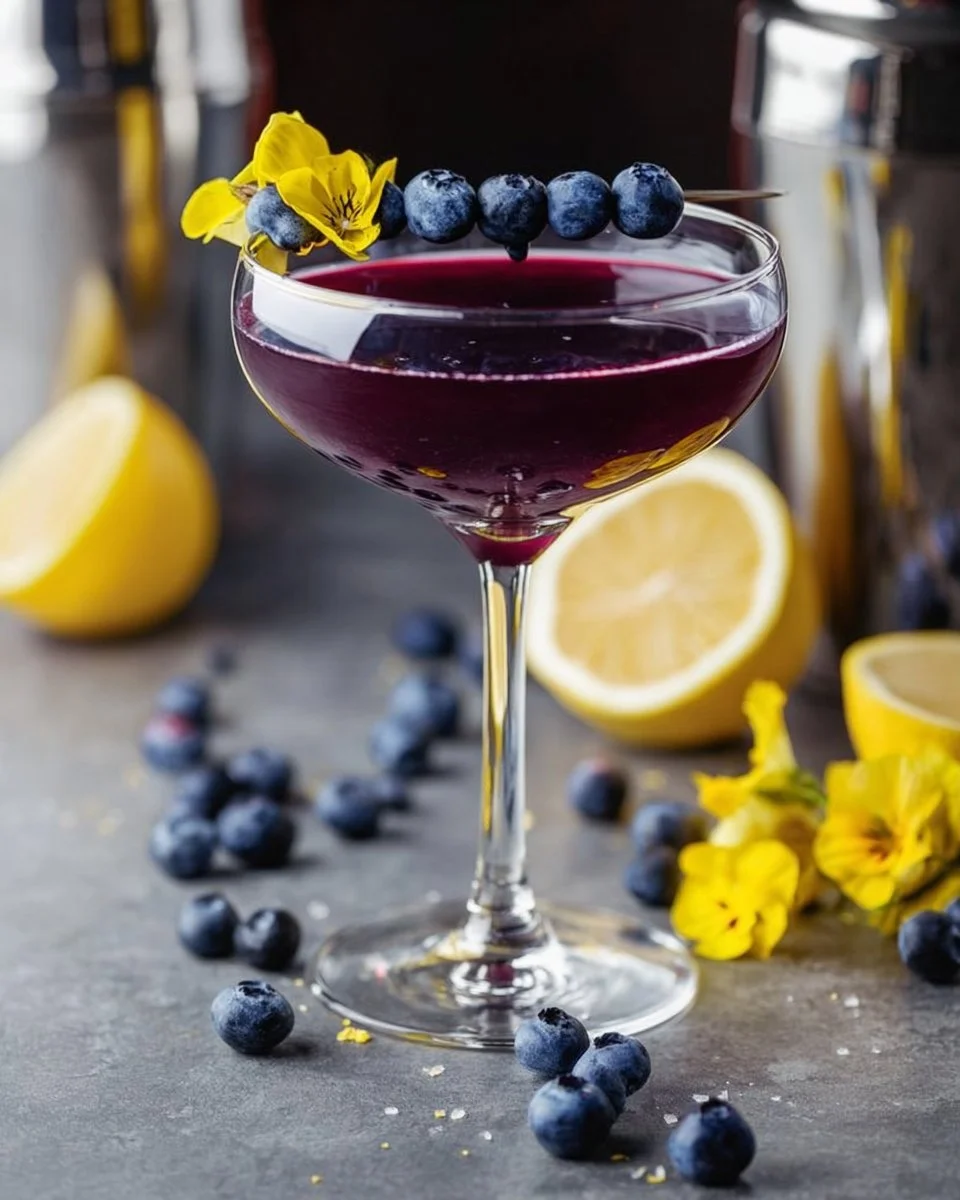 Blueberry Limoncello Martini: A Burst of Sunshine in a Glass!