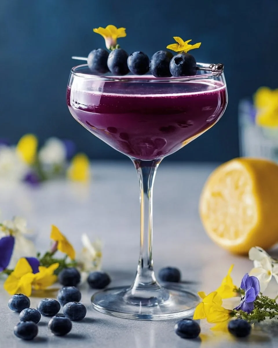 Blueberry Limoncello Martini: A Burst of Sunshine in a Glass!