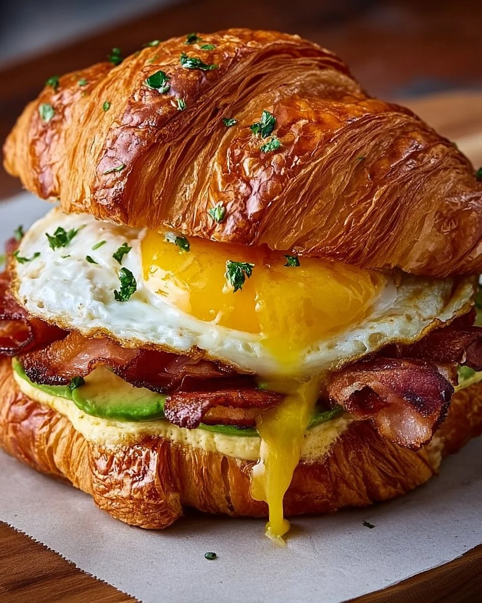 Breakfast Croissant Sandwich