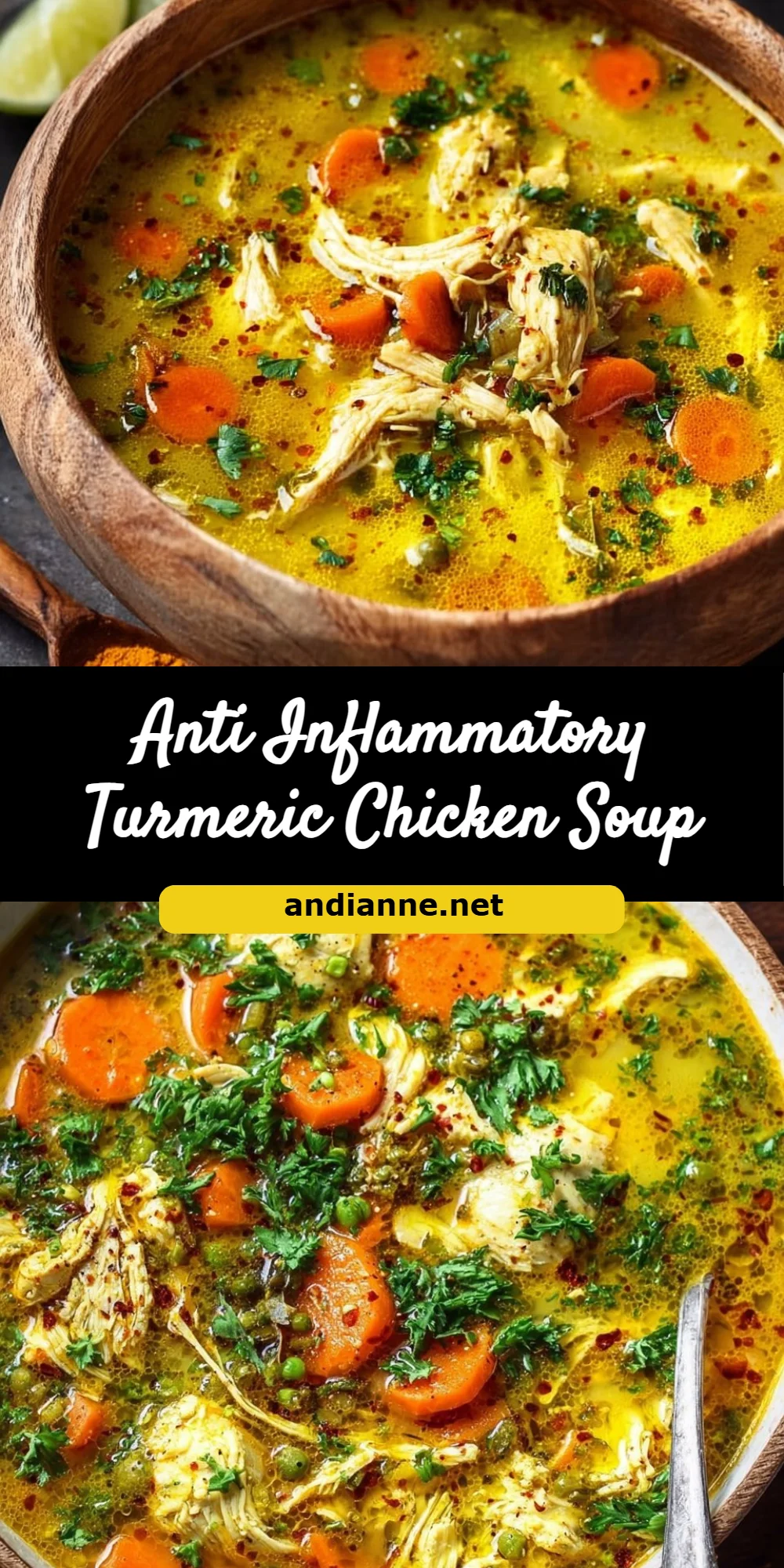 Anti Inflammatory Turmeric Chicken Soup