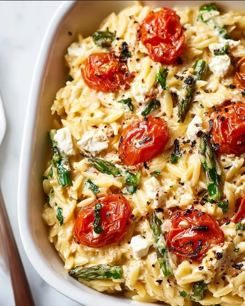 Baked Feta Orzo