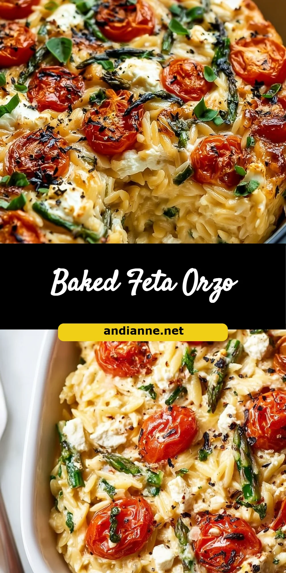 Baked Feta Orzo