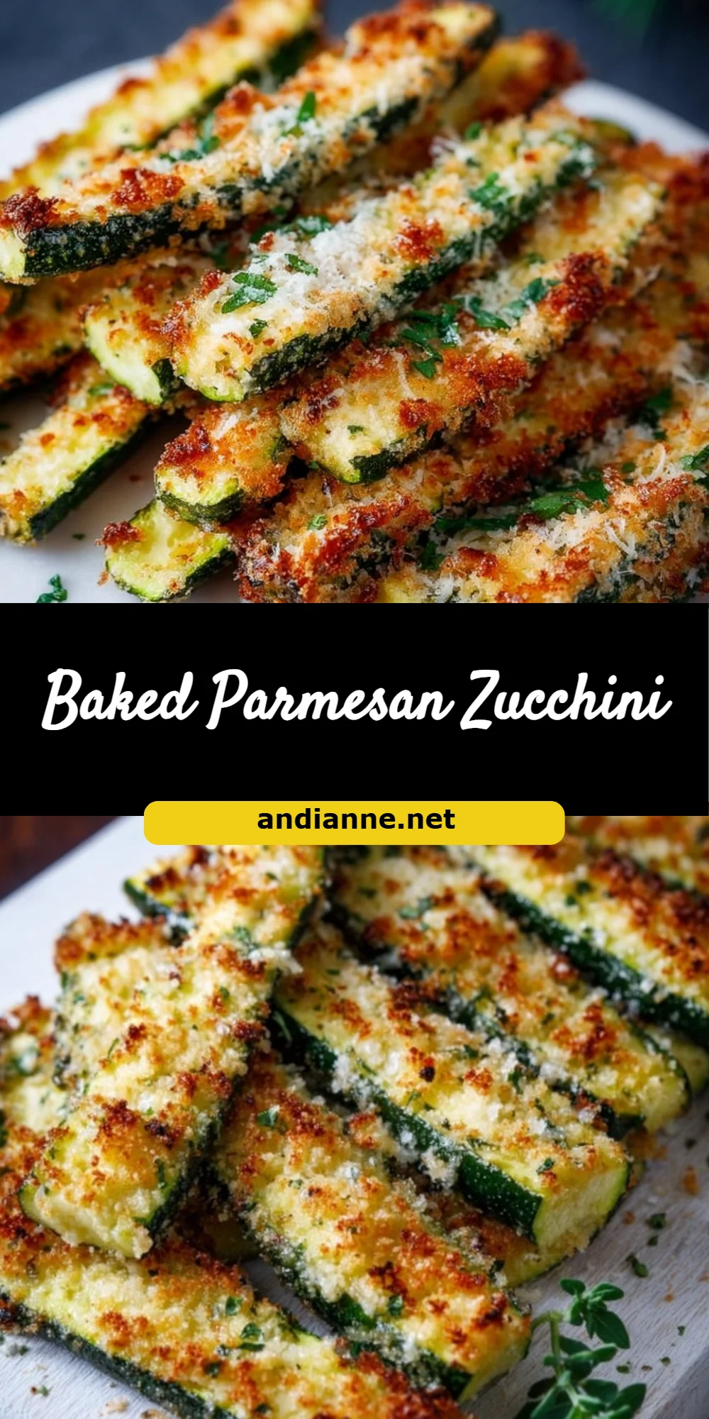 Baked Parmesan Zucchini