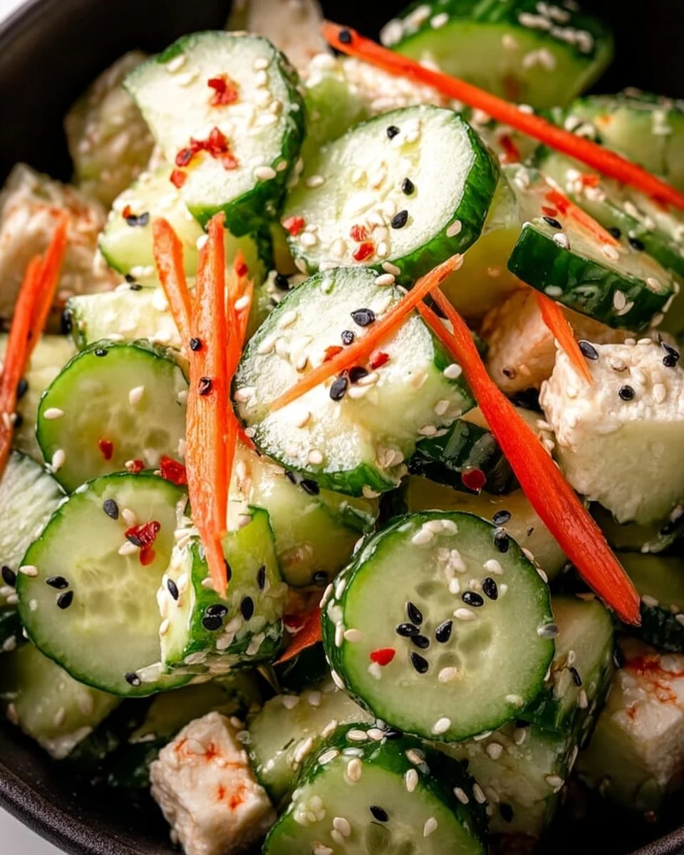 California Roll Cucumber Salad