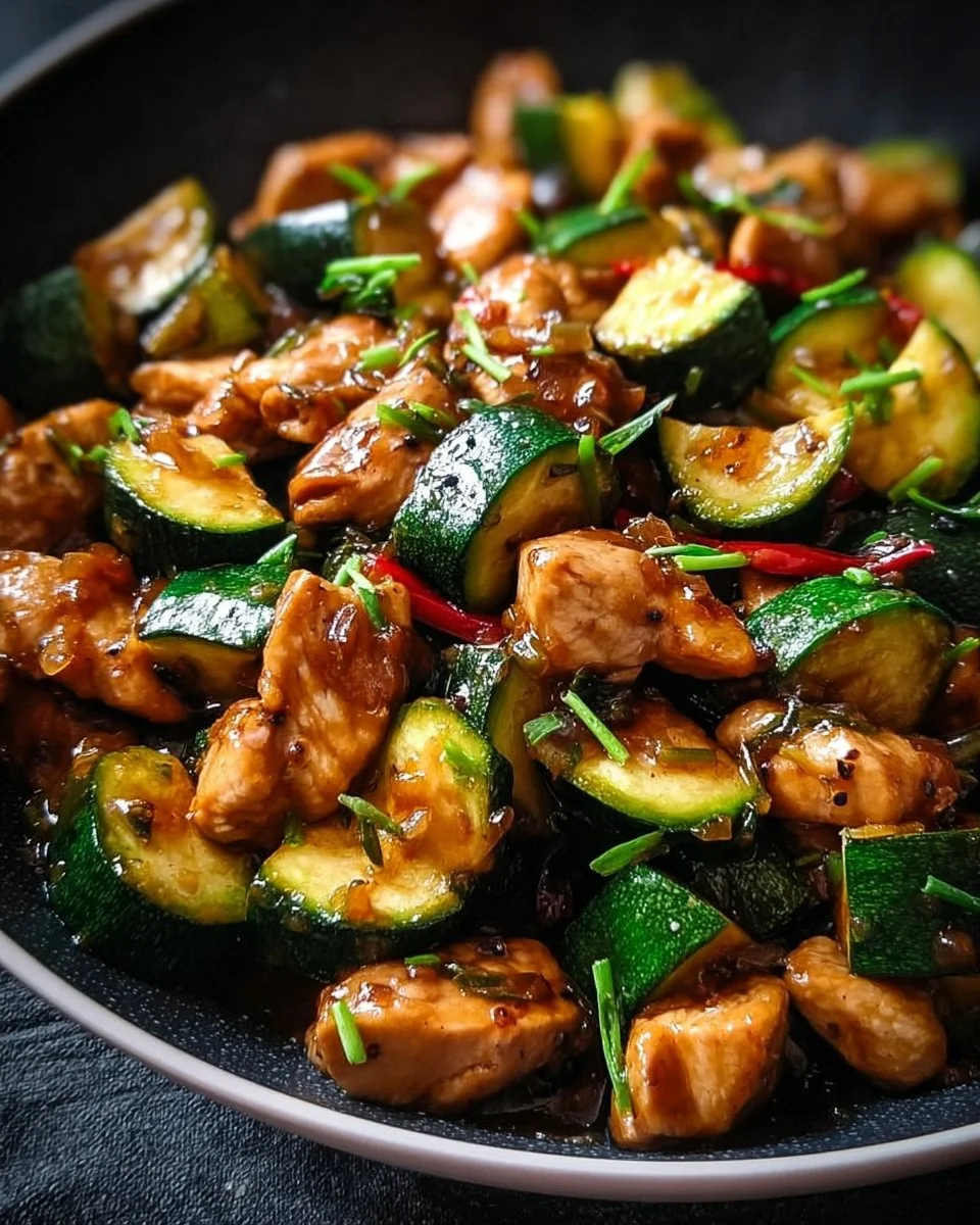 Chicken Zucchini Stir Fry