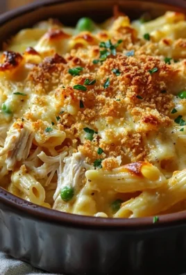Delicious Crazy Good Chicken Pasta Casserole baked and ready to serve
