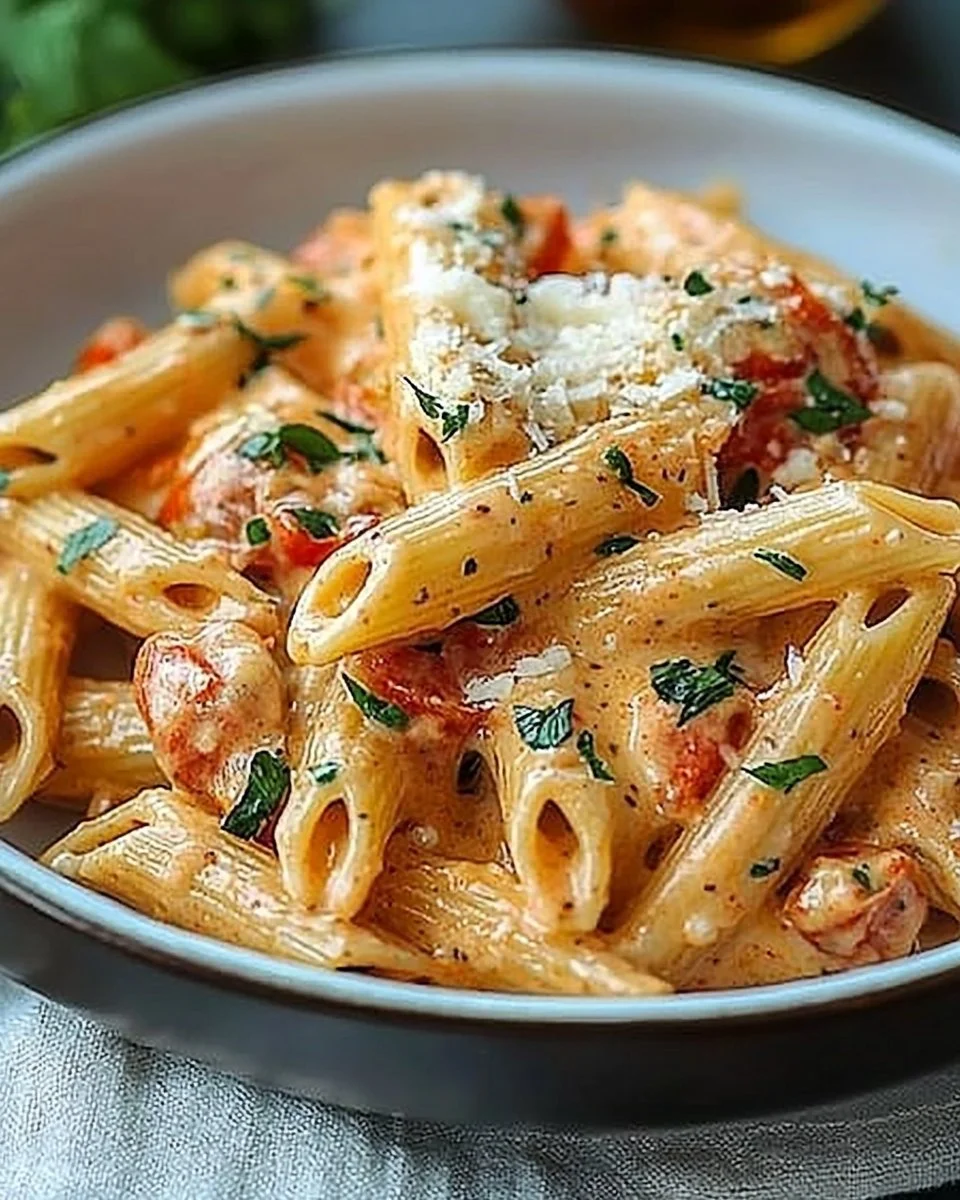 Creamy Tomato Garlic Pasta