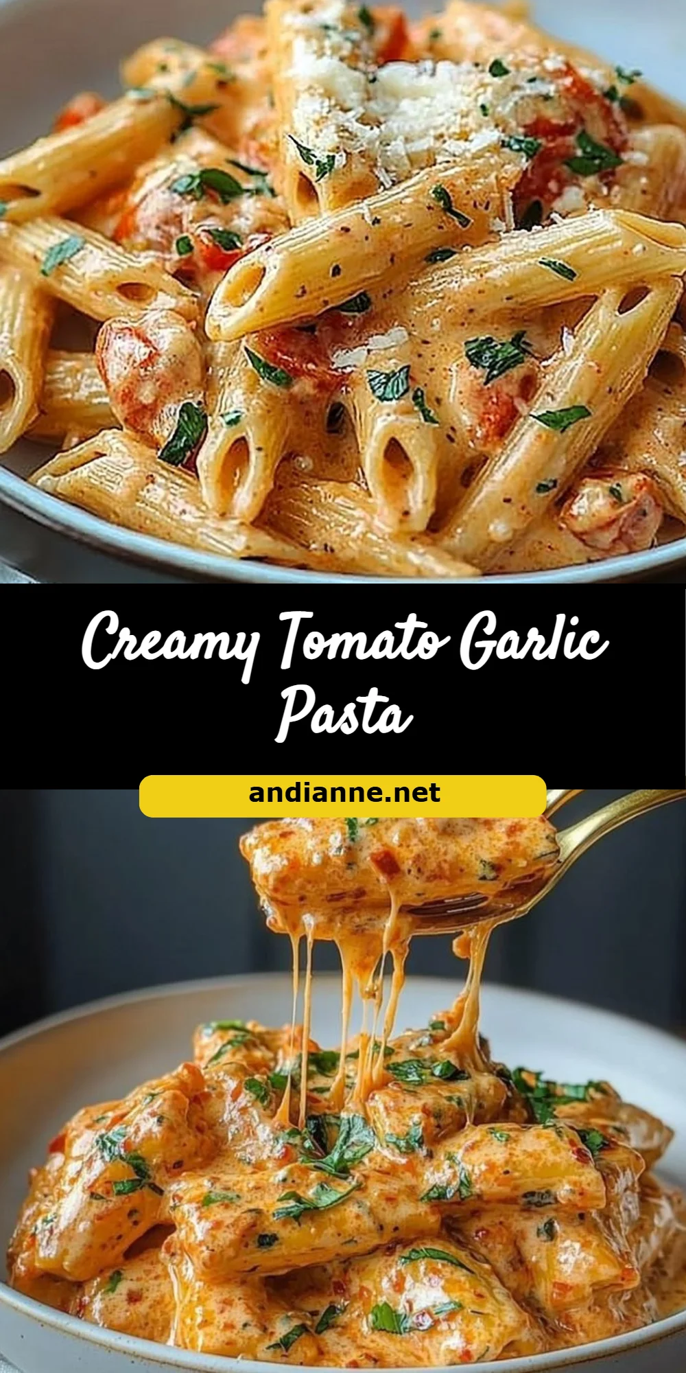 Creamy Tomato Garlic Pasta