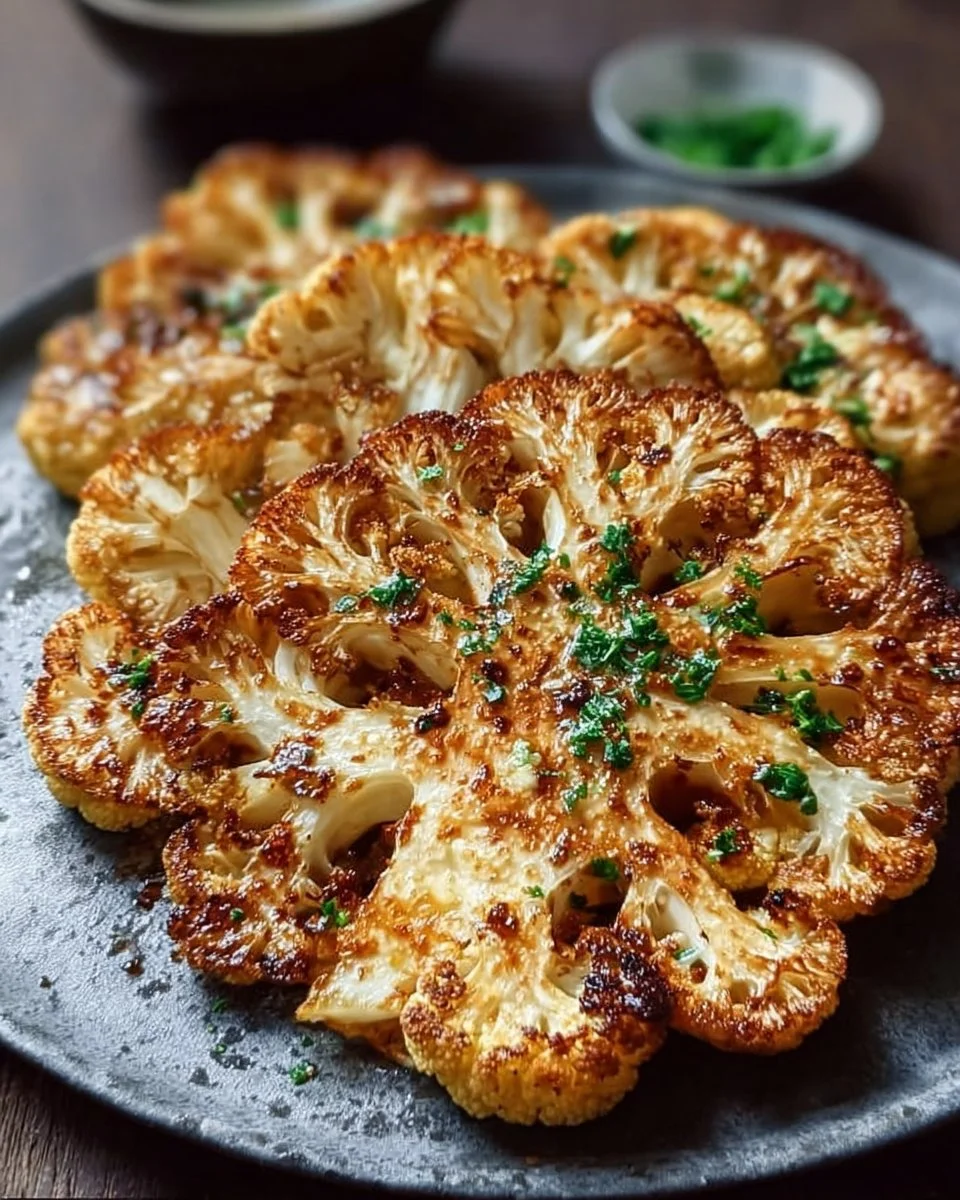 Crispy Baked Cauliflower Steaks