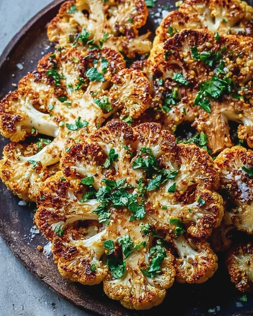 Crispy Baked Cauliflower Steaks