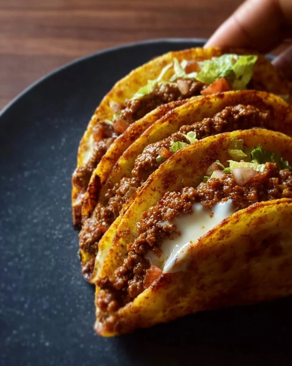 Crispy Ground Beef Tacos