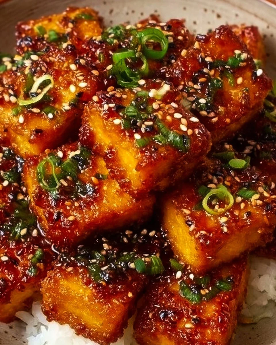 Crispy honey garlic tofu recipe that will amaze you!