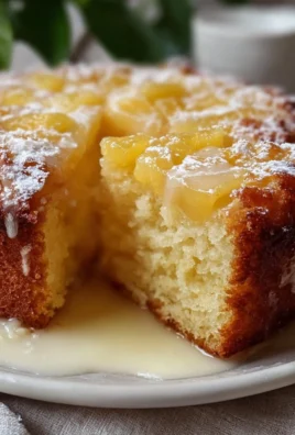Easy Easter Pineapple Heaven Cake topped with pineapple and coconut