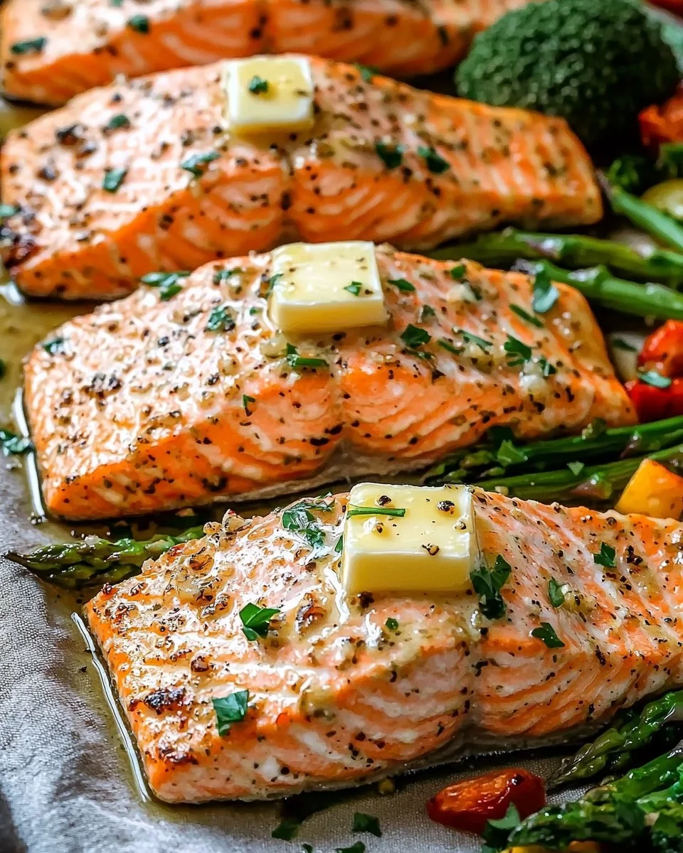 Garlic Butter Baked Salmon