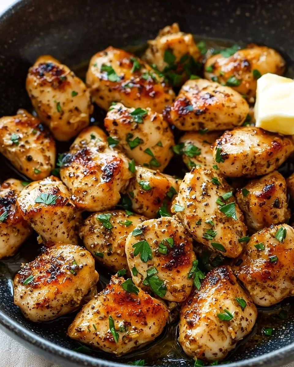 Garlic Butter Chicken Bites