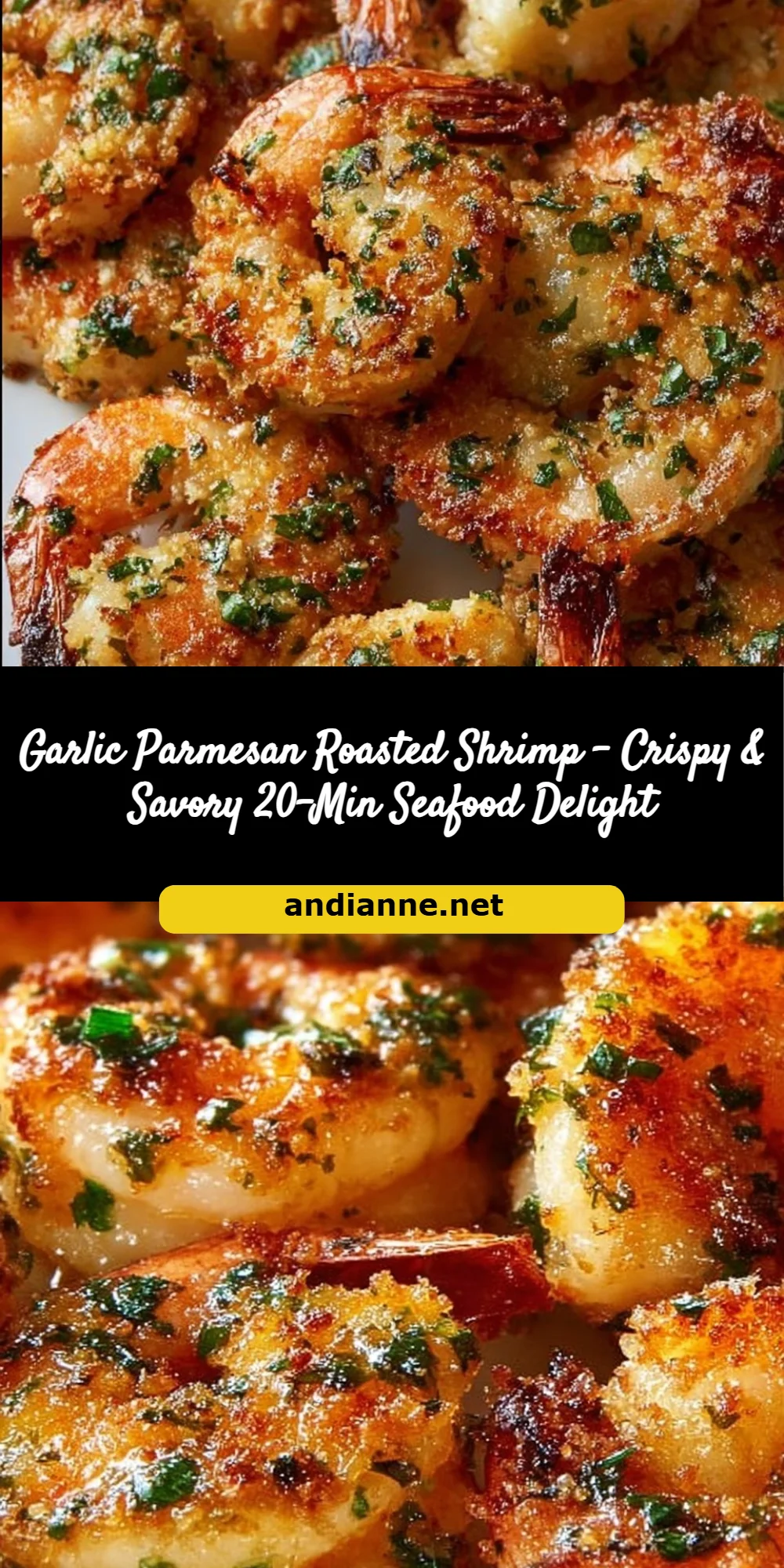 Garlic Parmesan Roasted Shrimp – Crispy & Savory 20-Min Seafood Delight