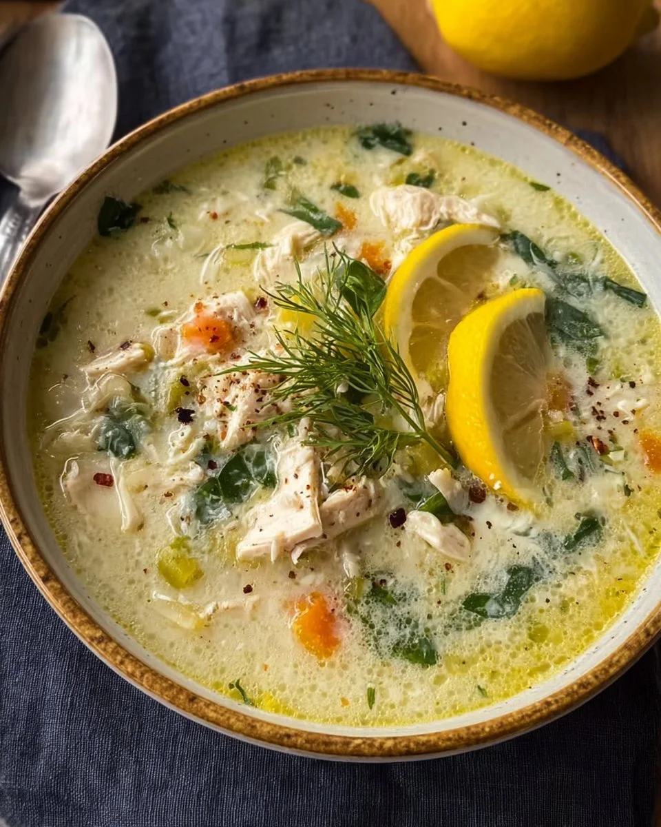 Greek Lemon Chicken Soup (Avgolemono)