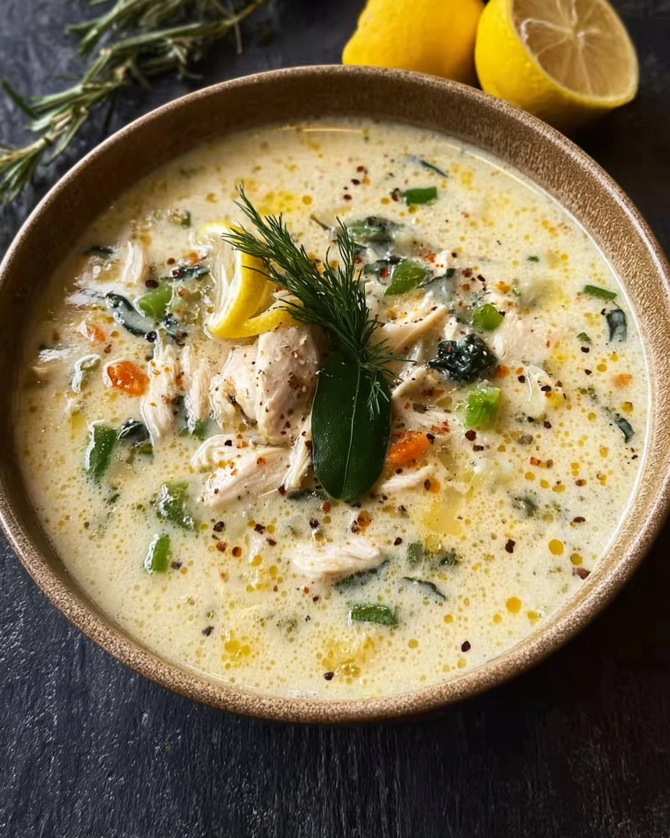 Greek Lemon Chicken Soup (Avgolemono)