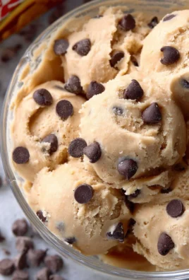 Delicious Greek Yogurt Cookie Dough ready to enjoy as a healthy dessert