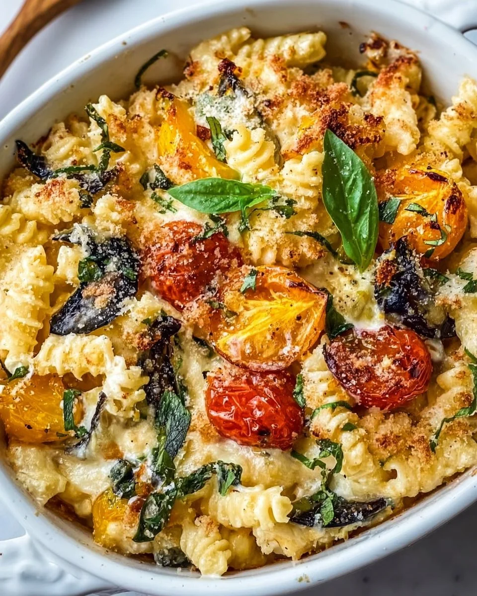 Healthy Baked Feta Pasta with Vegetables