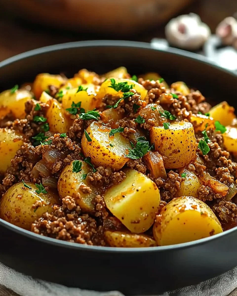 Hearty Ground Beef and Potatoes