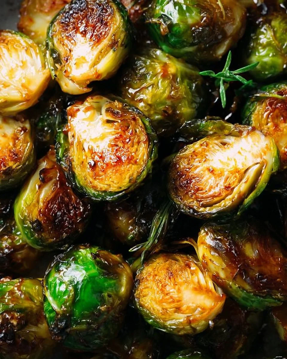 Honey Balsamic Brussels Sprouts