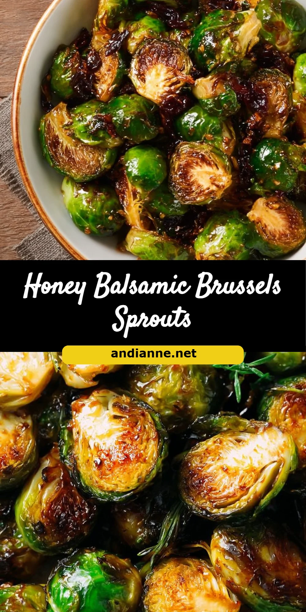 Honey Balsamic Brussels Sprouts