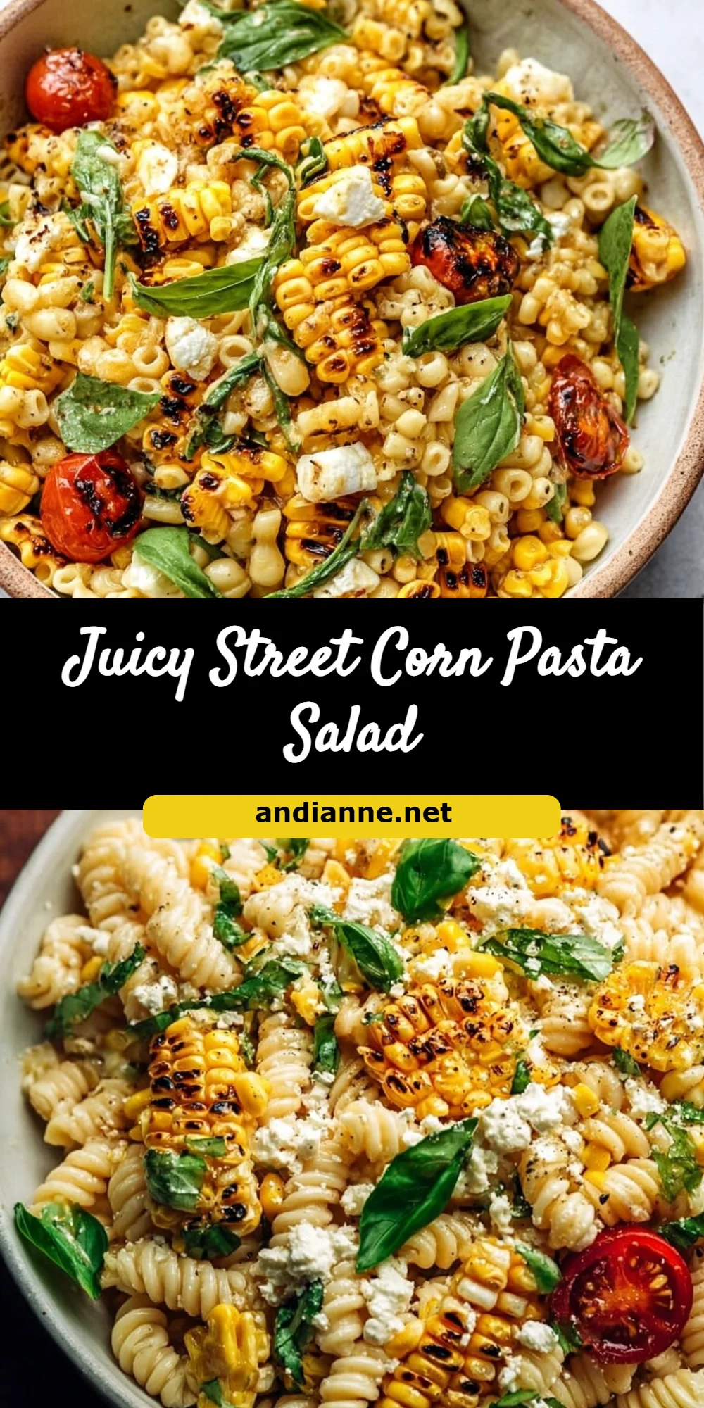 Juicy Street Corn Pasta Salad