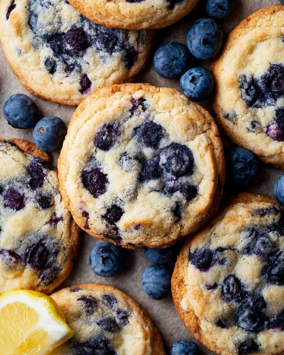 Lemon Blueberry Cookies