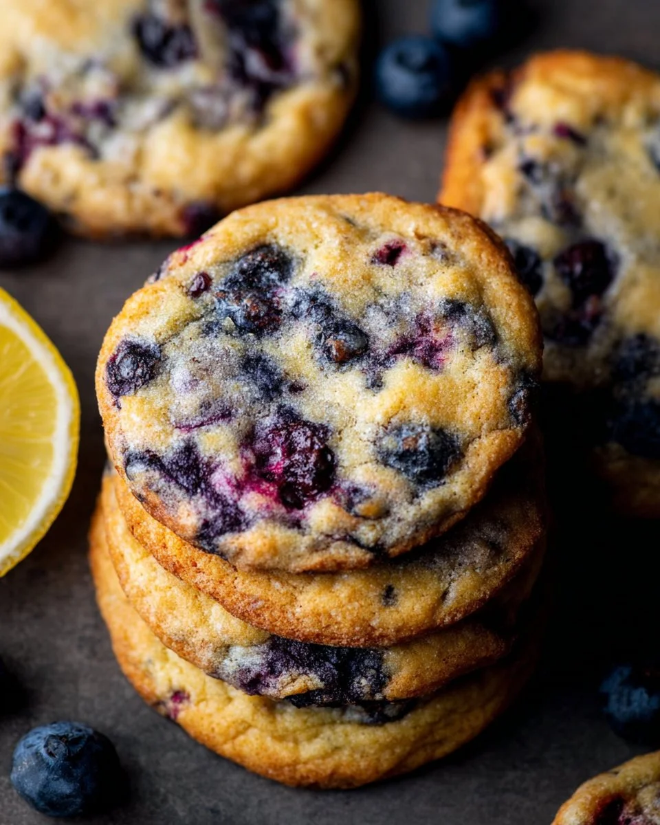 Lemon Blueberry Cookies