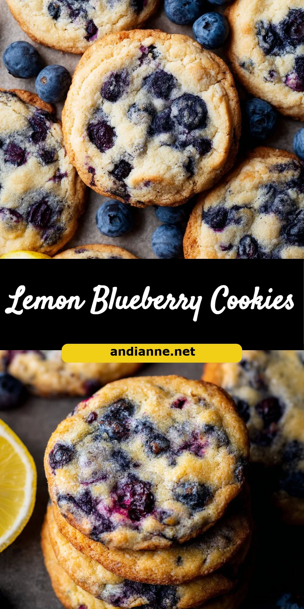 Lemon Blueberry Cookies