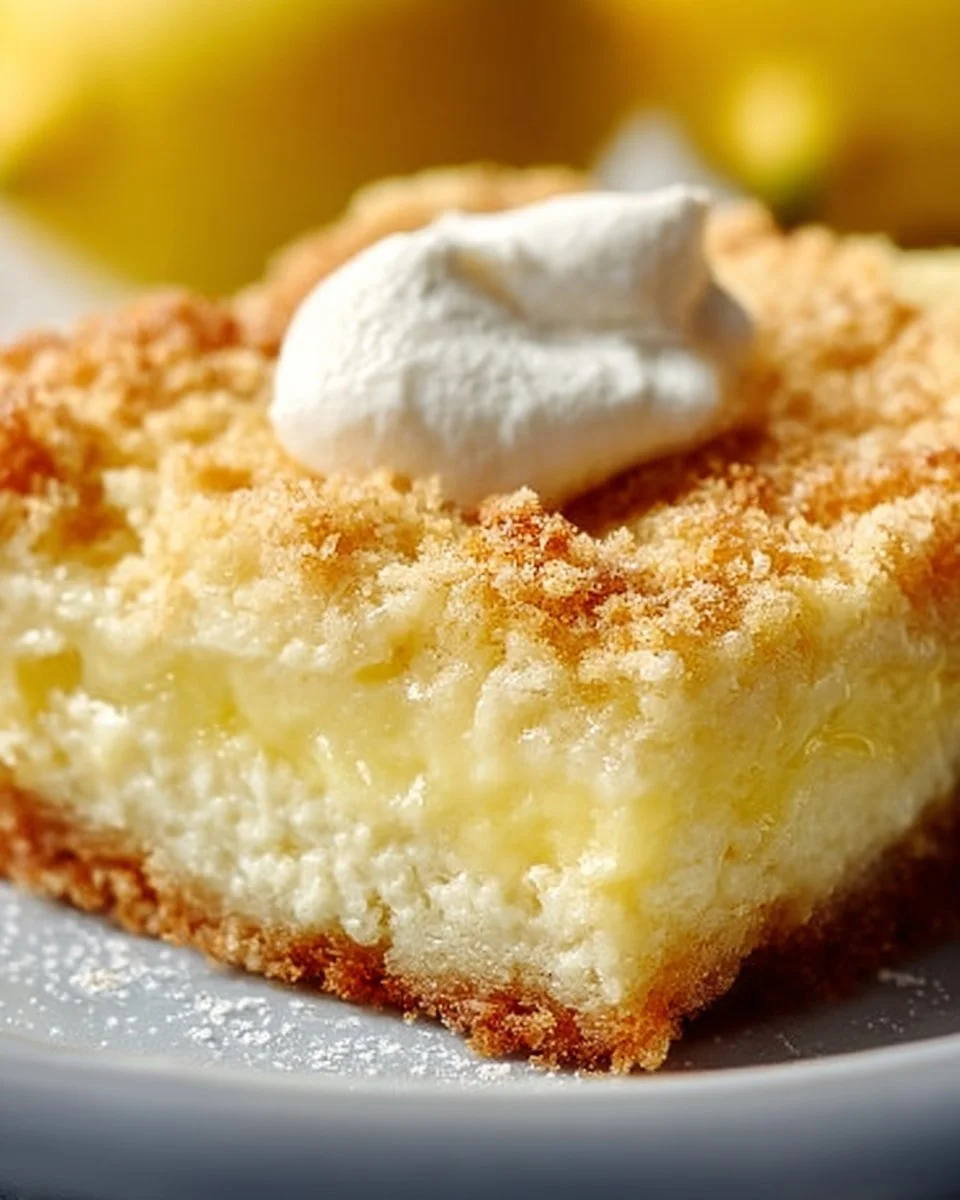 Lemon Cream Cheese Dump Cake