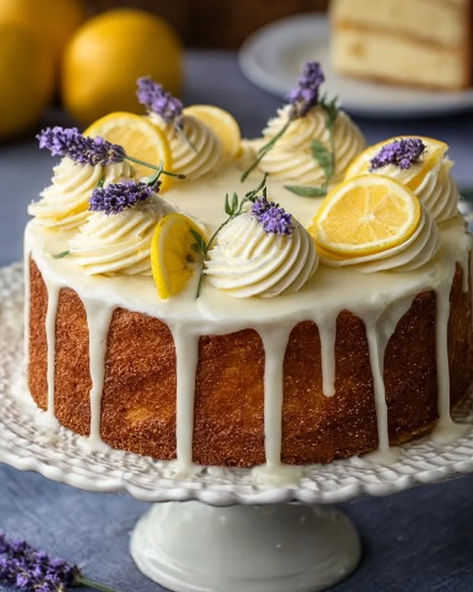 Lemon Lavender Cake