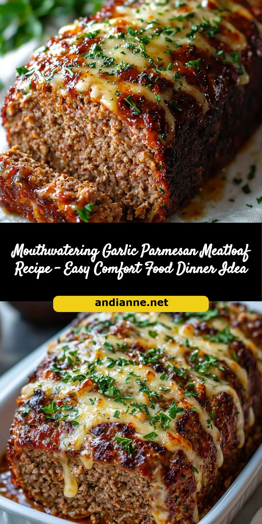 Mouthwatering Garlic Parmesan Meatloaf Recipe – Easy Comfort Food Dinner Idea