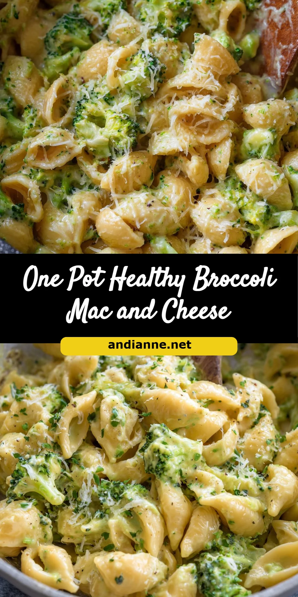 One Pot Healthy Broccoli Mac and Cheese