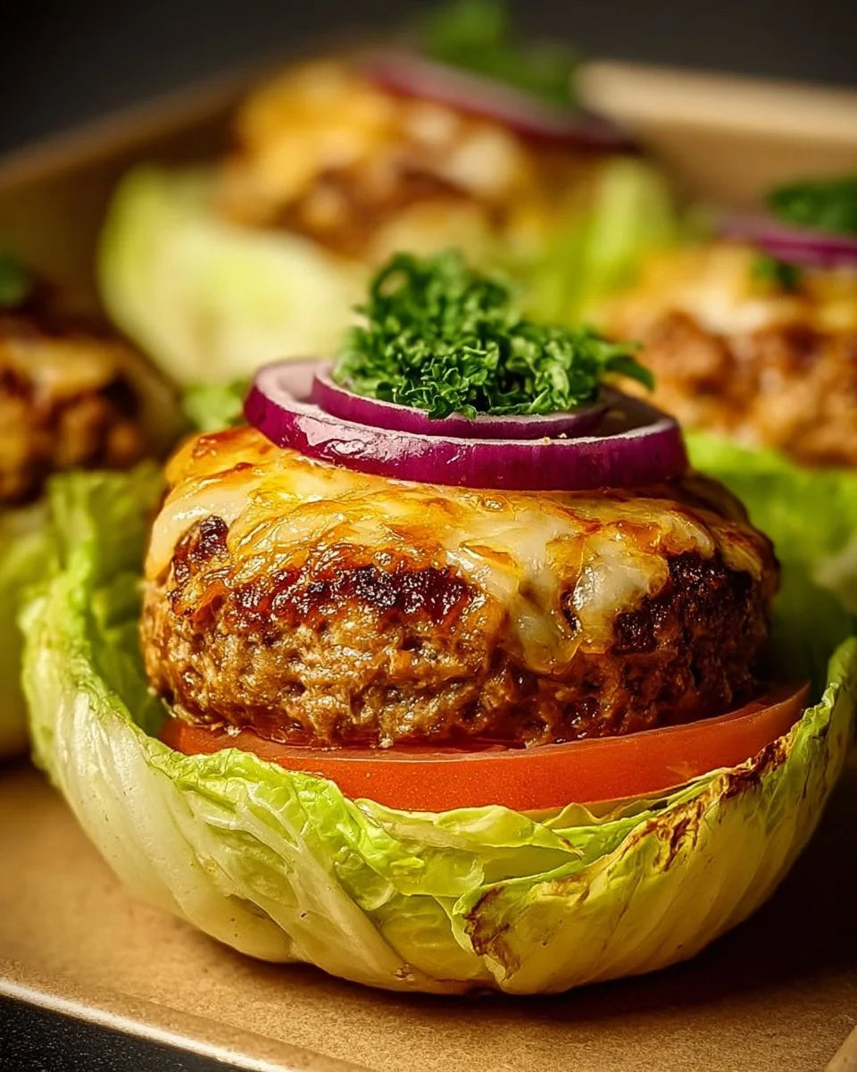 Oven-Baked Cabbage Burgers: A Healthy Twist on Classic Flavor