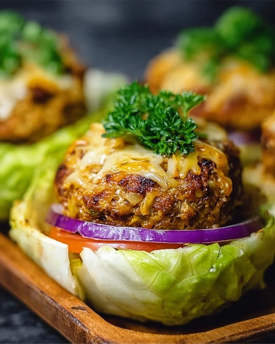 Oven-Baked Cabbage Burgers: A Healthy Twist on Classic Flavor