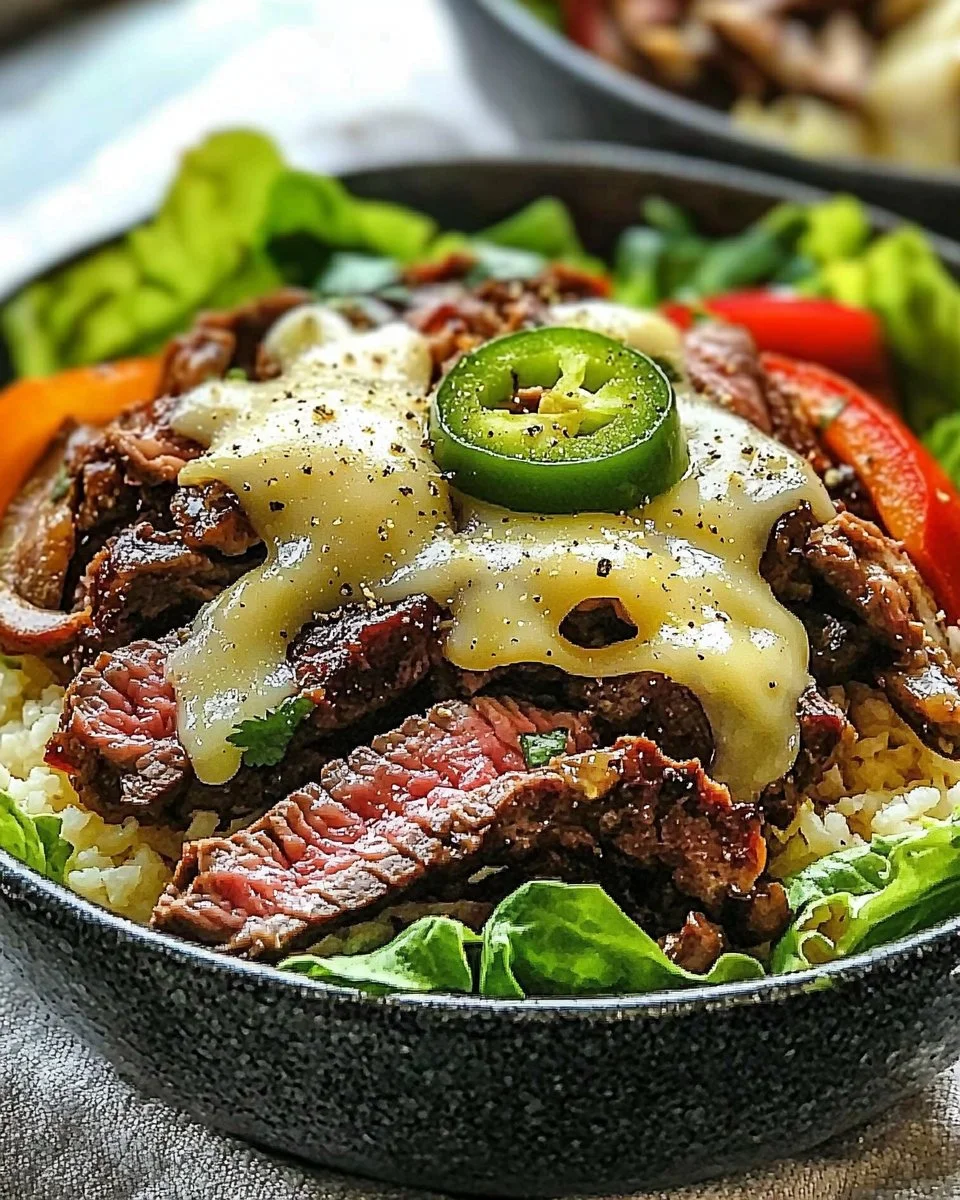 Philly Cheesesteak Bowls