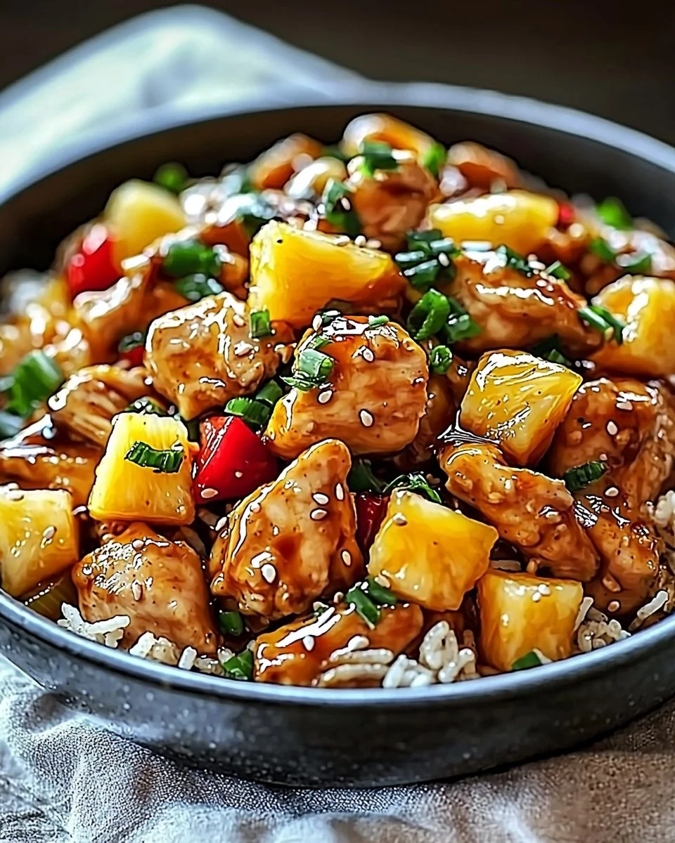 Pineapple Chicken and Rice: A Sweet and Savory Weeknight Favorite