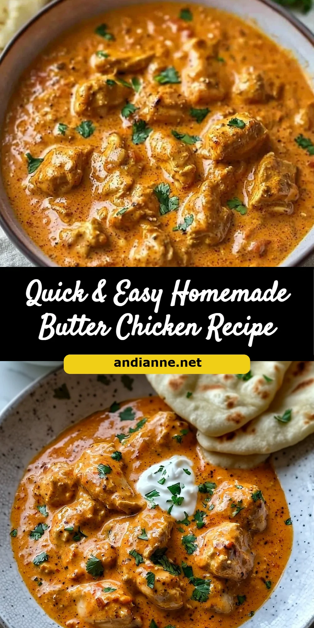 Quick & Easy Homemade Butter Chicken Recipe