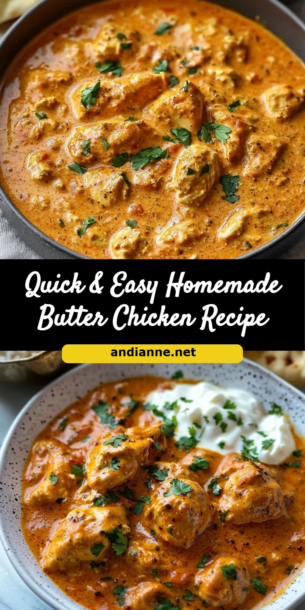 Quick & Easy Homemade Butter Chicken Recipe