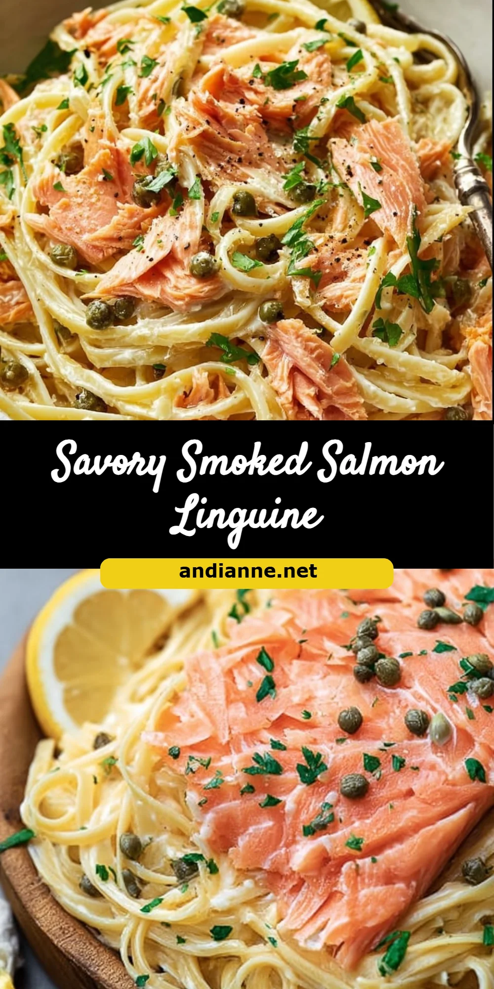 Savory Smoked Salmon Linguine