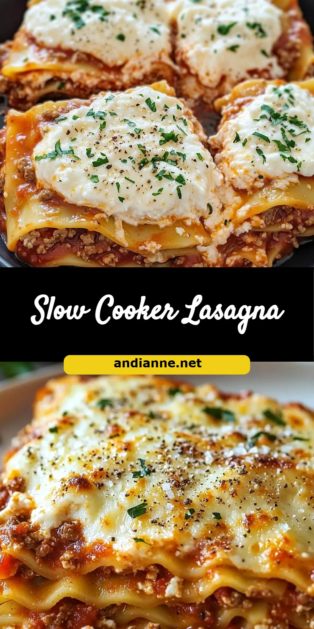 Slow Cooker Lasagna