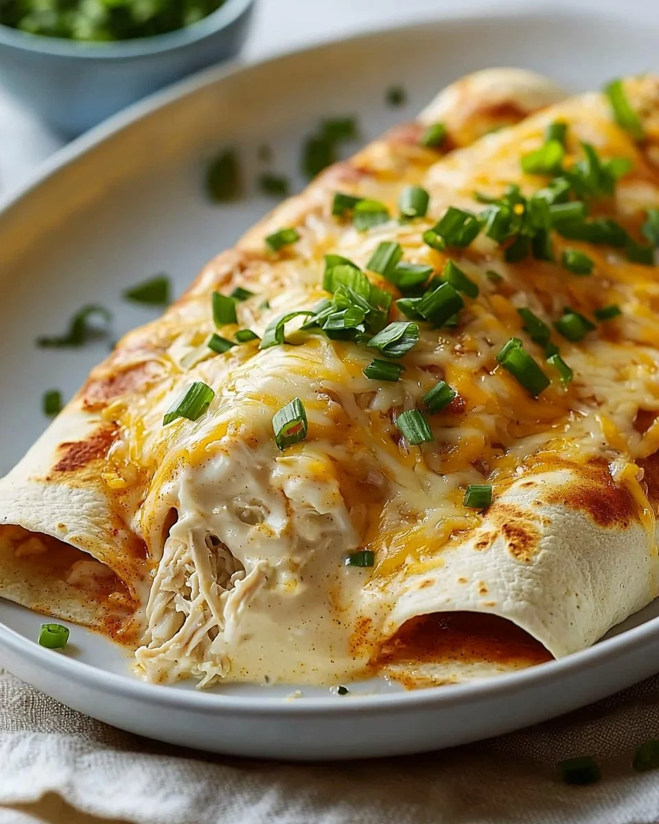 Tasty White Rotisserie Chicken Enchiladas