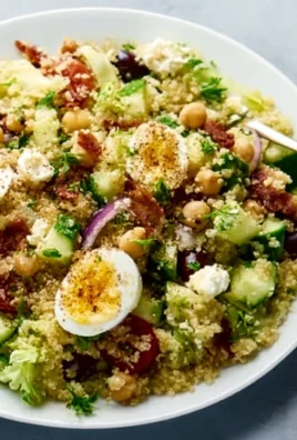 Viral Jennifer Aniston Salad with fresh ingredients and vibrant colors.