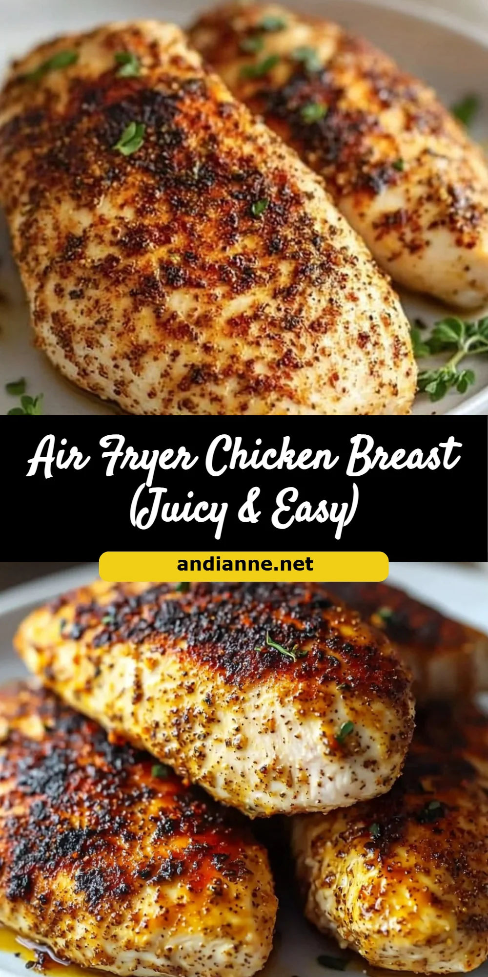 Air Fryer Chicken Breast (Juicy & Easy)