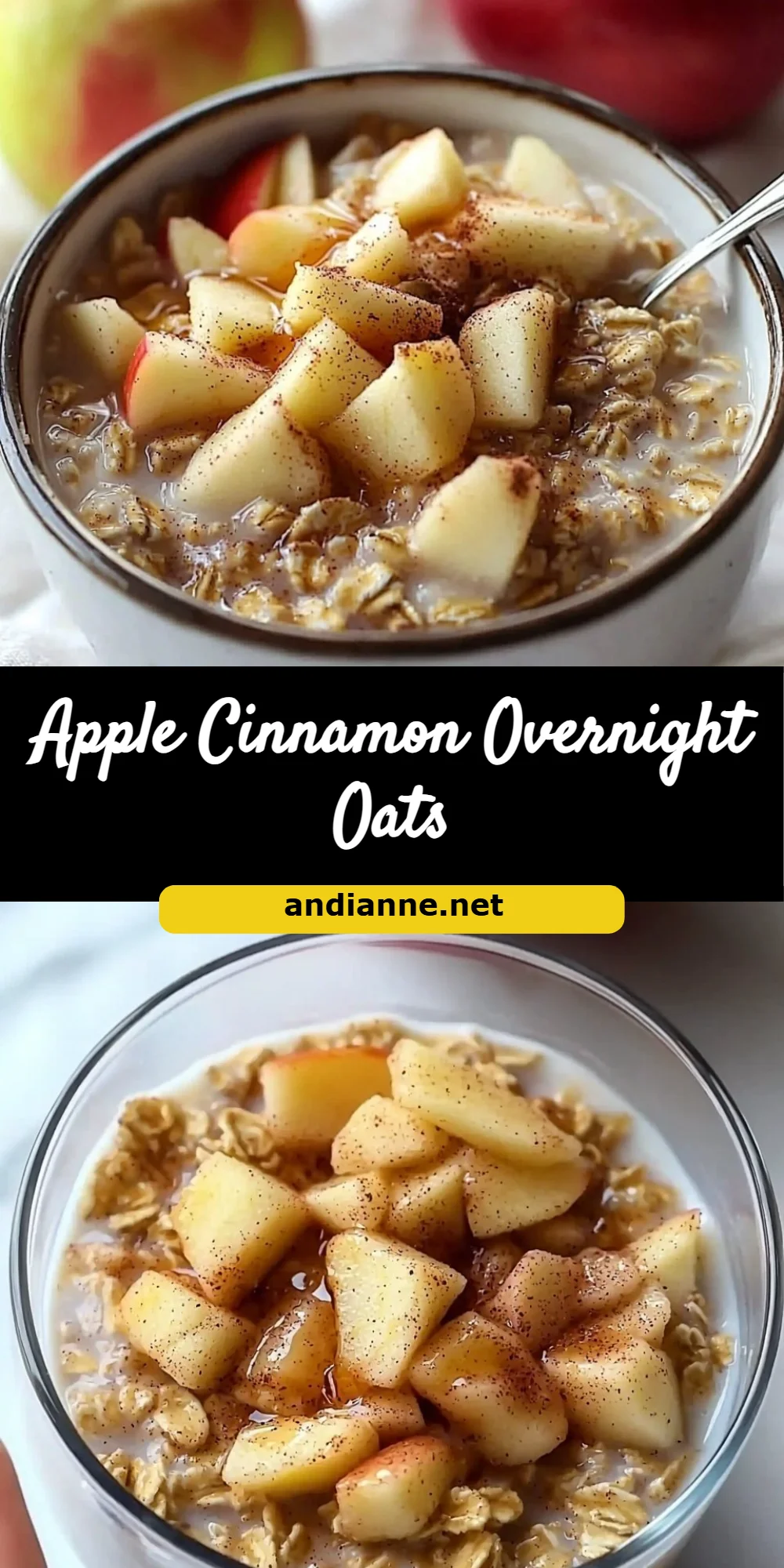 Apple Cinnamon Overnight Oats