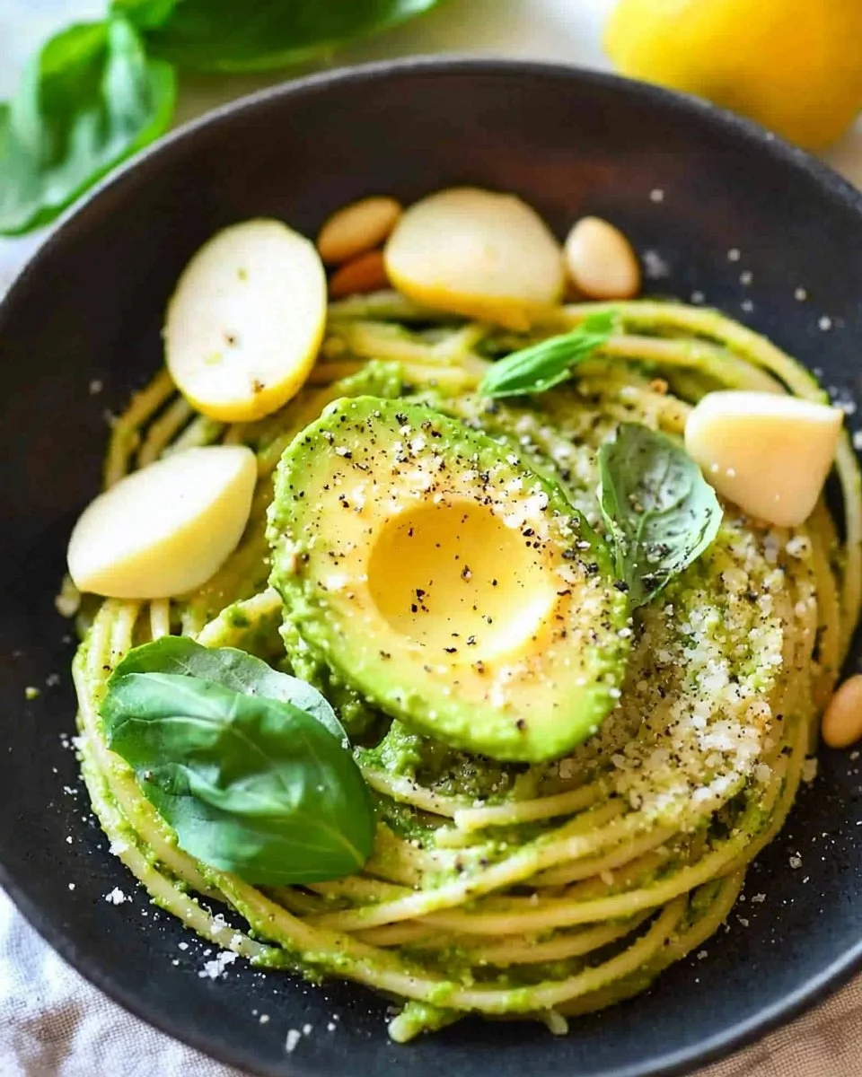 Avocado Pesto Pasta