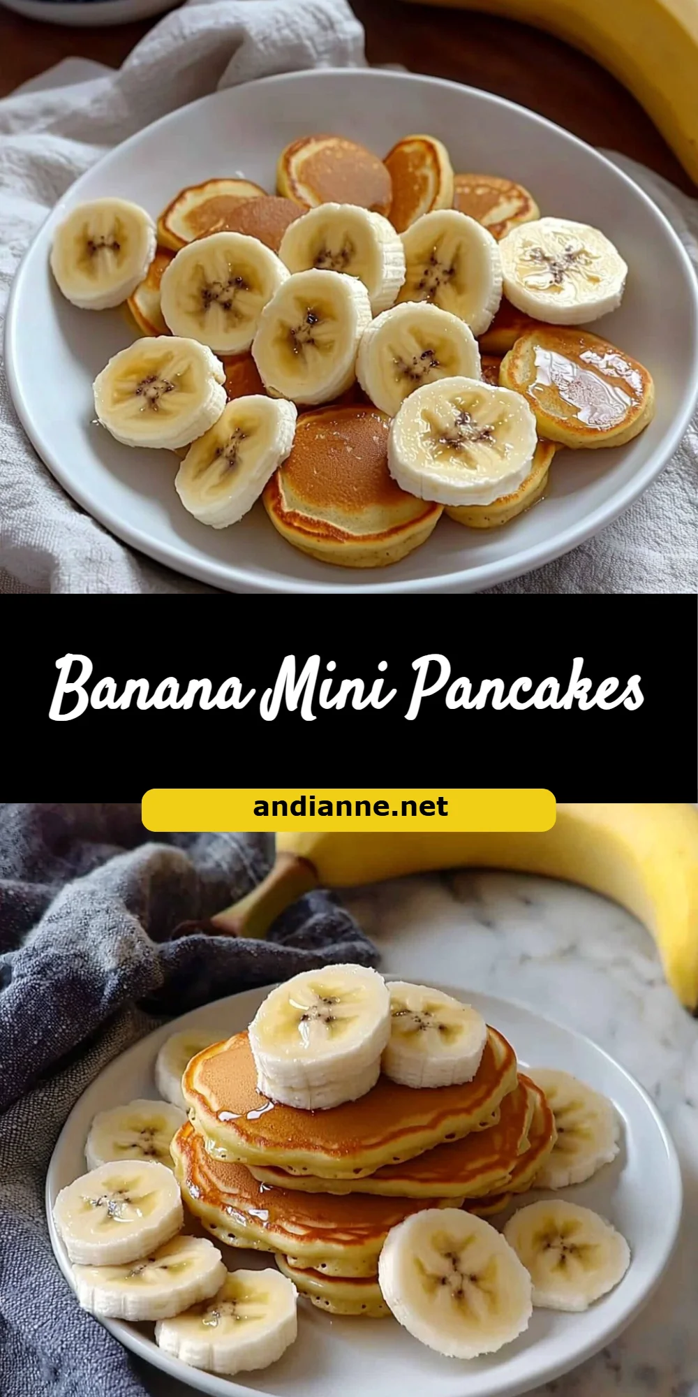 Banana Mini Pancakes