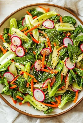 Fresh and vibrant Bok Choy Salad with colorful vegetables